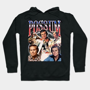 George Jones Possum Old School Thunder Hoodie